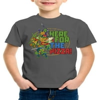 Teenage mutáns ninja teknősök fiúk ingyenes pizza grafikus póló, méret 4-18