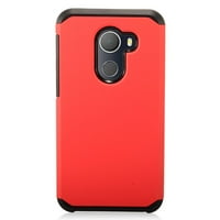 Piros vékony dupla réteges tok az alcatel számára egy heves revvl walters telefon