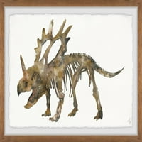 Marmont Hill Styracosaurus Csontváz Keretes Fal Művészet