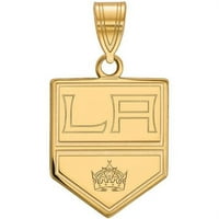 Logoart sterling ezüst aranyozott NHL Los Angeles Kings közepes medálnal