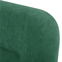 EasyFashion Modern Fabric Canstered ékezetes szék fellángolt ülés szélével, zöld