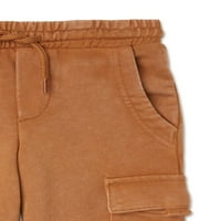 Wonder Nation fiúk savas mosás kötött rakomány nadrág, méret 4- és husky