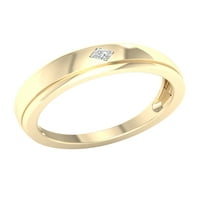 Imperial 1 20ct TDW Diamond 10K Sárga Arany Férfi Solitaire Ring