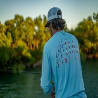 Fintech férfiak hosszú ujjú halászati ​​ing Freedom Fintech - Közepes