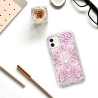 Essentials iPhone XS Ma telefon tok, Mandala Heart Pink & Purple
