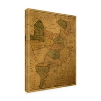 Red Atlas Designs 'Boston 1806' Canvas Art
