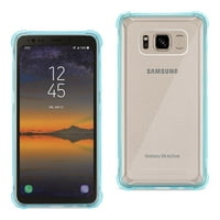 Samsung Clear Phone Case Samsung Galaxy S Active Clear Bumper tok légpárnával, tiszta haditengerészetben