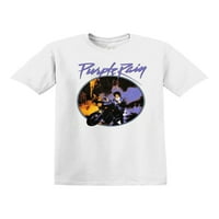 A herceg férfi és nagy férfiak lila eső grafikus póló, csomag, méret S-3XL