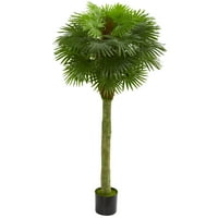 Majdnem természetes 66 Fan Palm mesterséges fa UV-álló