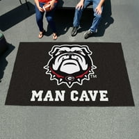 Georgia fekete új Bulldog Man barlang ultimátum 5'x8 'szőnyeg