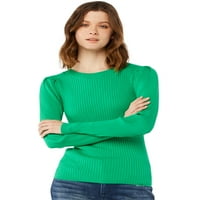 Scoop A női bordás kötött pulóver