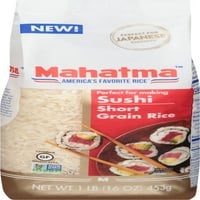 Mahatma rövid szemű rizs, tökéletes Sushi vagy Japán oz