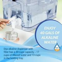 DS lúgos vízpoharak szűrő munkalapú víz adagoló - Tiszta 2,5L