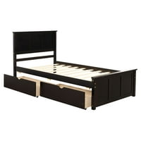 Ágykeret fiókok matrac alapítvány ikerméretű léc platform ágy hálószoba bútorok beltéri