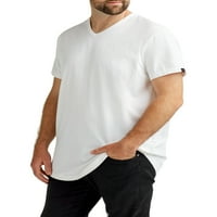 Strongside Apparel V nyakpólók férfiak számára-nagy és magas alkalmi viselet 2 pk