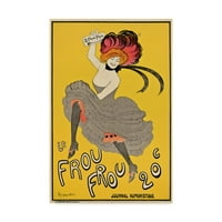 Védjegy képzőművészet 'Le Frou Frou, 1899' vászon művészet Leonetto Cappiello