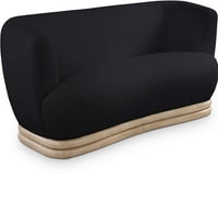 Meridián bútor Kipton fekete bukás szövet kanapé