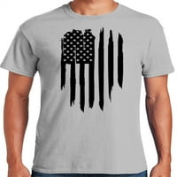 Grafikus Amerika július 4-én, függetlenség napja Amerikai zászló férfi póló