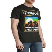Polaroid Land Camera férfi és nagy férfi grafikus póló