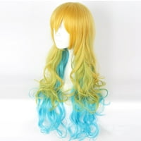 Egyedi olcsó emberi haj parókák nőknek hölgy 31 szőke kék parókák paróka sapkával