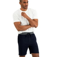 Hanes férfi puha francia Terry pizsama rövidnadrág, 2-Pack, Méret S-5XL