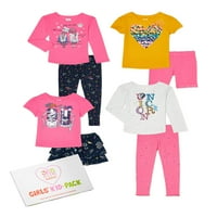 Gyerekek a Garanimals Girls Mi & Match Kid Gift Box, 8 darabos ruhakészlet, Méretek 4-10
