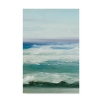 Védjegy képzőművészet' Azure Ocean III ' vászon művészet Julia Purinton