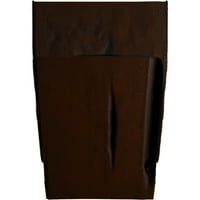 Ekena Millwork 8 H 12 D 60 W Pecky Cypress Fau Wood kandalló kandalló készlet Ashford Corbels -szel, Premium Hickory