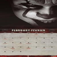 Trends Nemzetközi Horror Gyűjtemény fali naptár és pushpins