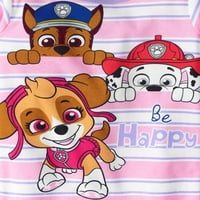 Paw Patrol kisgyermek lány pamut szorosan illeszkedő pizsamák, szett