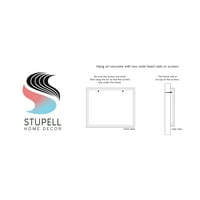 Stupell Industries GLAM Fashion Road Signs Minimal Black Flatter, 20, Martina Pavlova tervezte