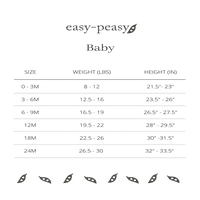 Easy-Peasy Baby Solid HACCI kocogók, méret 0-hónap