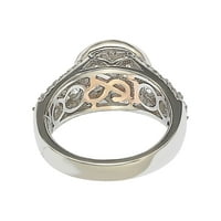 Gyűjtemény sterling ezüst fehér köbös cirkónium -gyűrű