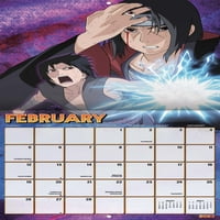 Trends International Naruto Shippuden fali naptár és pushpins