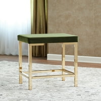 A hát nélküli pultmagas székek arany és zöld rózsa és zöld