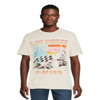 Motor Sports Men's Racing grafikus póló rövid ujjú, S-XL méretű