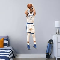 Fathead Stephen Curry: Lövés - Életméret hivatalosan engedélyezett NBA eltávolítható fali matrica