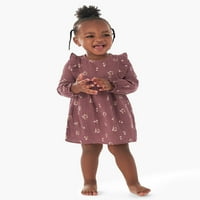 Modern pillanatok: Gerber kislány ruha és pelenka borító ruhák, 2 darab, méret 0 3 hónap