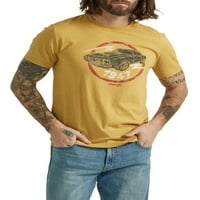 Wrangler® férfi grafikus logó póló rövid ujjú, S-3XL méretű