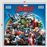 Trends International Marvel Avengers fali naptár és mágneses keret