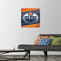 Edmonton Oilers - Logo Wall poszter push csapokkal, 14.725 22.375