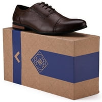 Galéria Seven Captoe Design Oxford Shoes Férfiak
