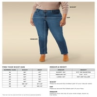 Aláírás: Levi Strauss & Co. Women's Plus Size Mid Rise mandzsetta rövidnadrág