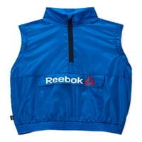 A Reebok Boy's Cool Down Convertible kabát, Méret 4-18