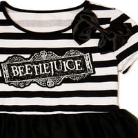 Beetlejuice Girls Halloween tutu ruha, Méret 4- & Plus