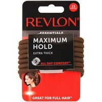 A Revlon Essentials Maximum tartsa az extra vastag barna rugalmasságot, számoljon