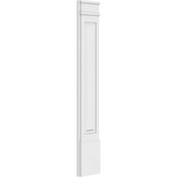 10 W 60 H 2 P emelt panel PVC Pilaster W dekoratív tőke és bázis